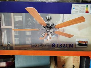 Ventilador techo 3 luces.