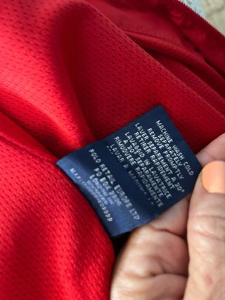 Cazadora roja Ralph Lauren golf