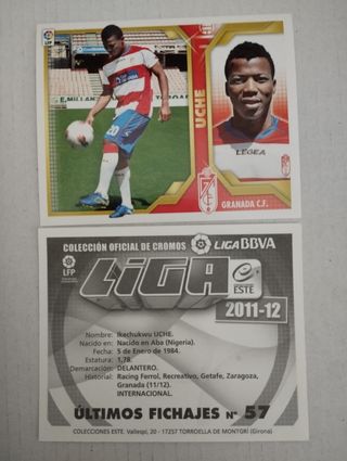 Cromo UCHE Liga BBVA 2011-12 UF 57