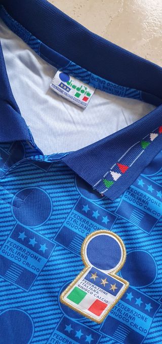 Camiseta Italia Diadora Retro