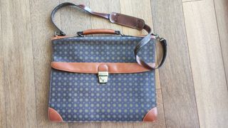 Cartera Portadocumentos Marrón 4 compartimentos