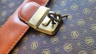 Cartera Portadocumentos Marrón 4 compartimentos