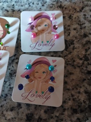 Set 4 gruppi orecchini colorati