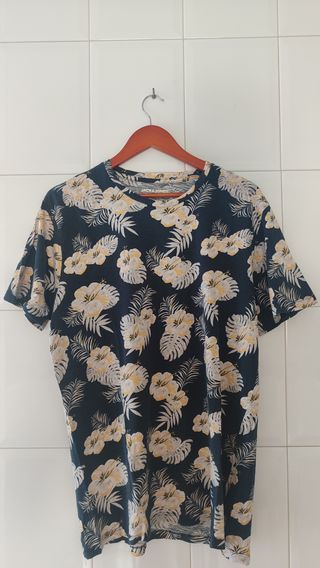 Camiseta Jack & Jones de flores - XL