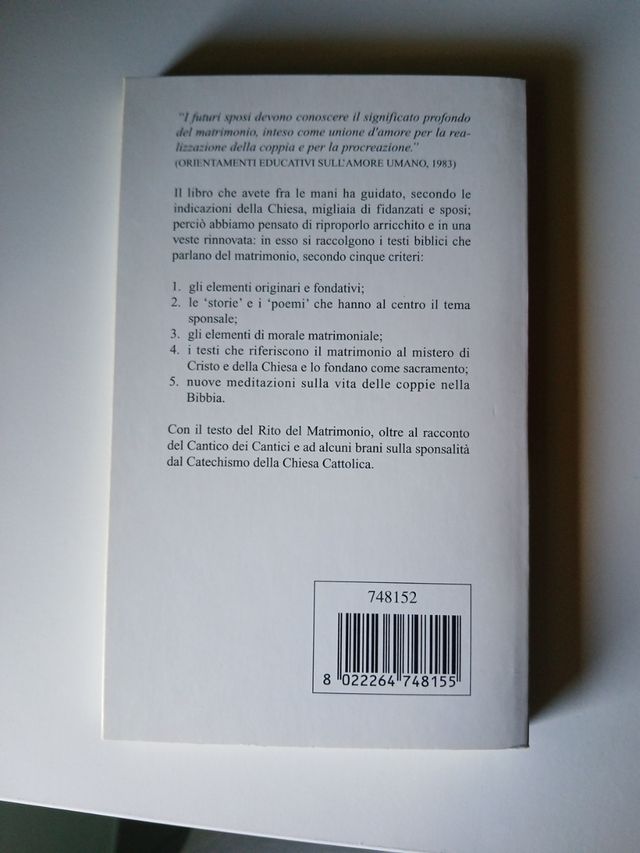 La Bibbia degli sposi