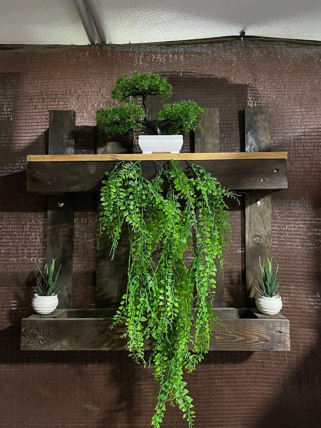 Estanterías palet madera - Decoración