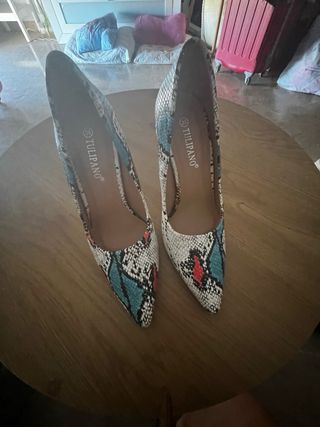 Zapatos tacón FEILIPANO multicolor 36