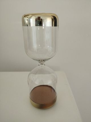 Reloj arena Zara - marrón dorado