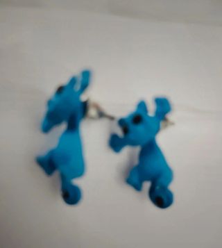 Pendientes gato azules