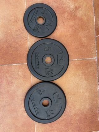 Discos peso Domyos 1kg & 2kg