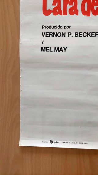 Cartel original Buster Keaton El Gran Cara de Palo