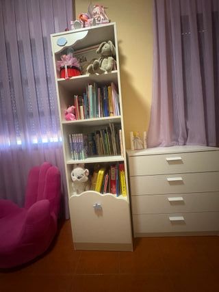 Mobili per bambini bianchi - Culla e cassettiera