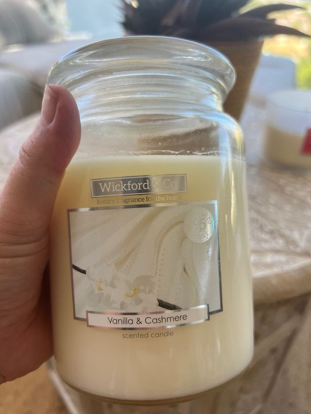 Vela aromática grande Vanilla & Cashmere