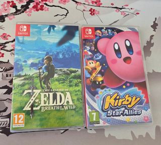 Nintendo Switch: Zelda Breath of the Wild & Kirby
