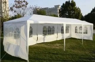 Carpa Robusta,  3 x 9 m blanca, impermeable