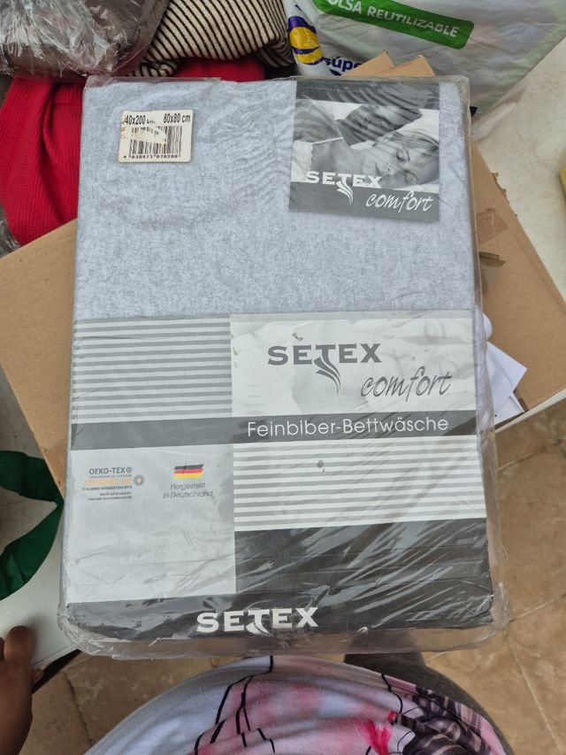 Funda nórdica gris - algodón/poliéster