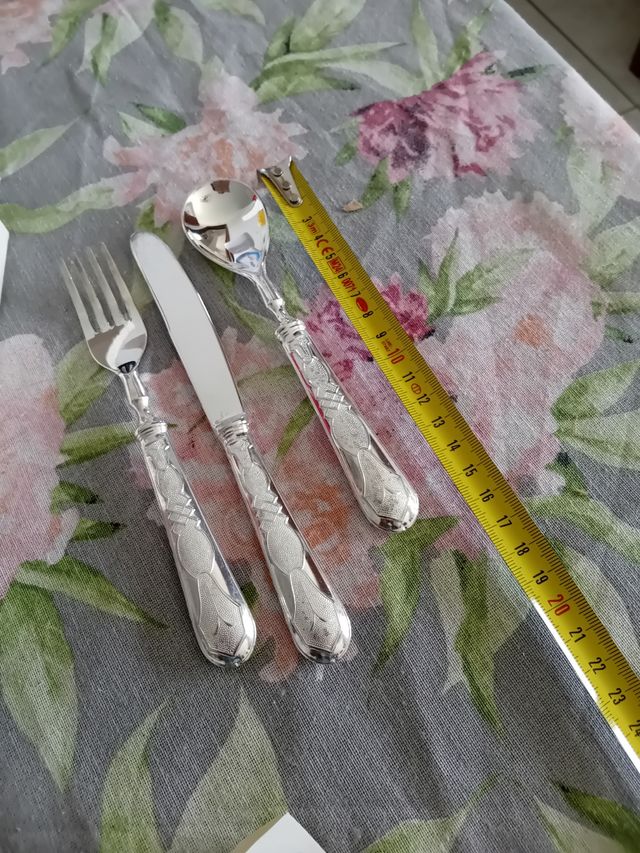 Set posate Aghifug argentate