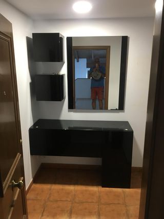 Muebles baño - 2 armarios marrones