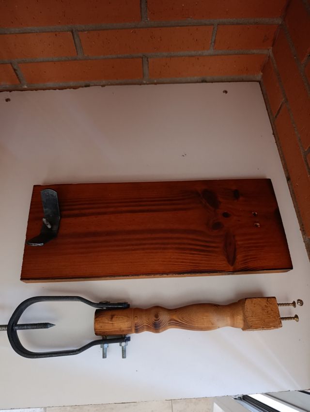 Jamonero madera rústico