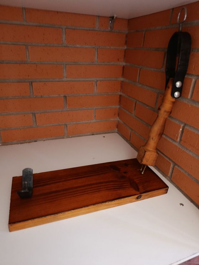 Jamonero madera rústico