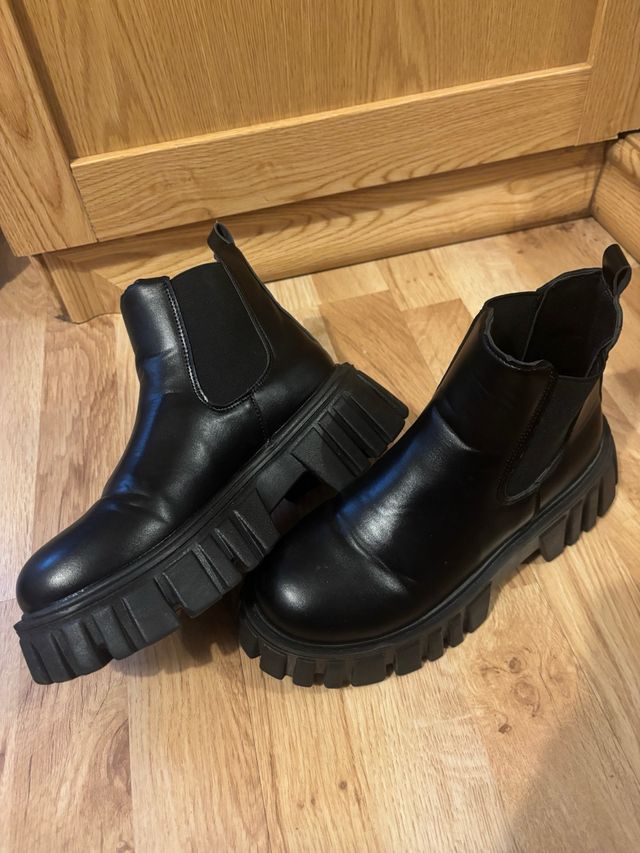 Botas negras plataforma