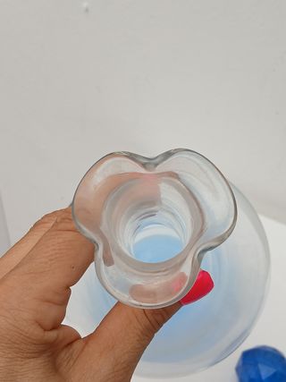 Bottiglia Murano vintage blu