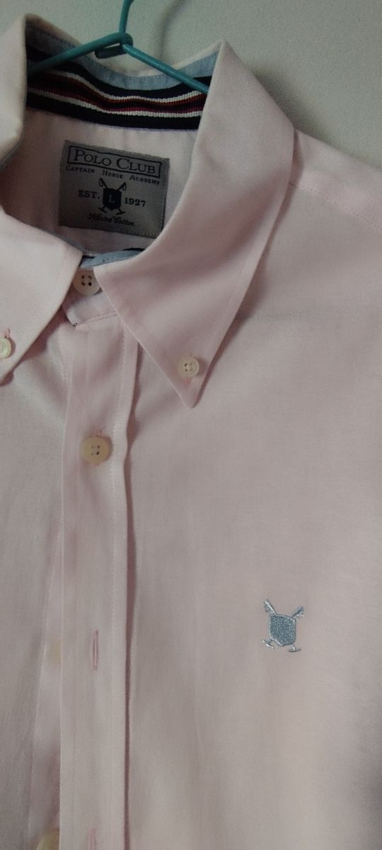 Camisa rosa hombre - talla L