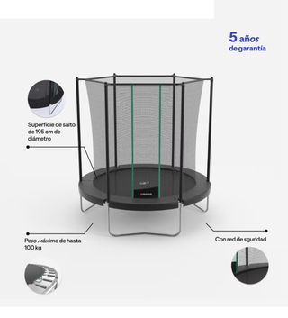 Cama elástica infantil