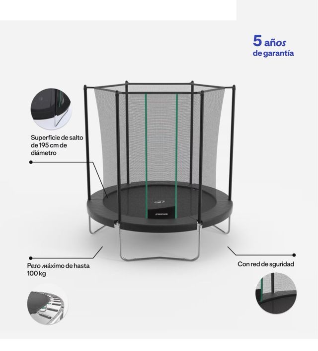 Cama elástica infantil