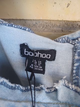 Top corto vaquero azul