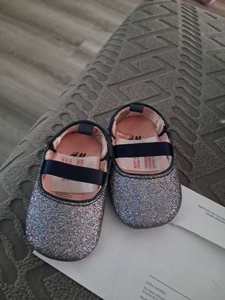 Zapatitos niña HM glitter