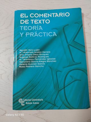 EL comentario de texto: Teoría y práctica