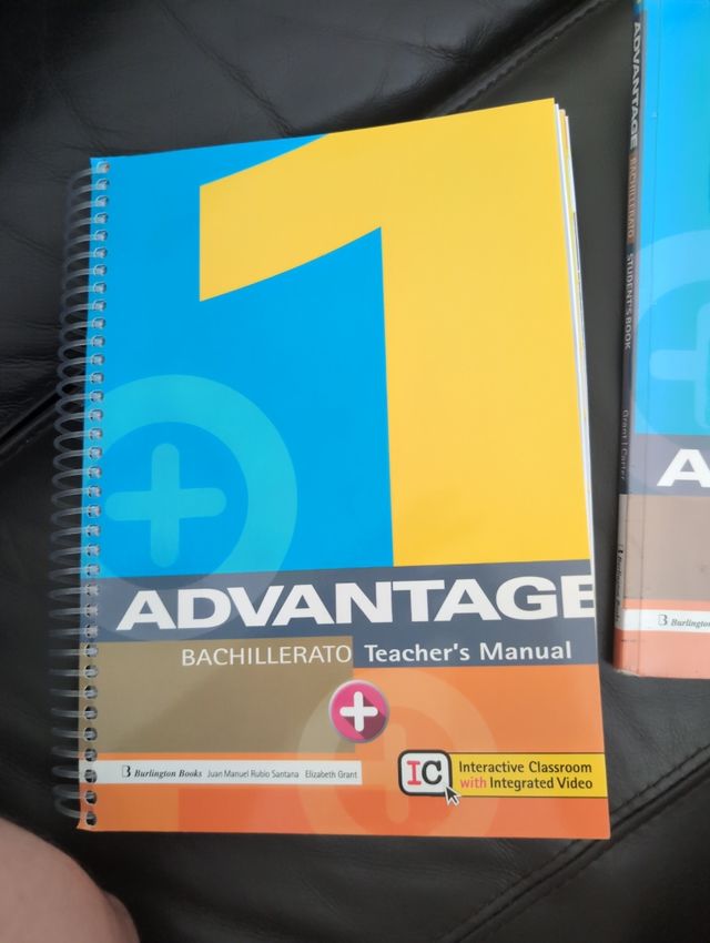 ADVANTAGE  BACHILLERATO 1 ST'S Book y Teacher's Ma