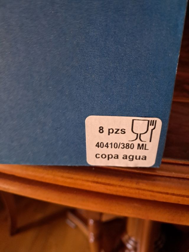 Copas Bohemia Crystal 18 piezas SIN ESTRENAR