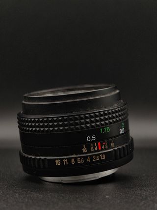 Objetivo Vivitar 50mm f/1.9 (montura Pentax K)