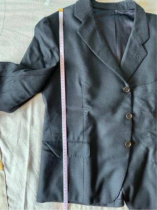 Traje negro vintage años 60