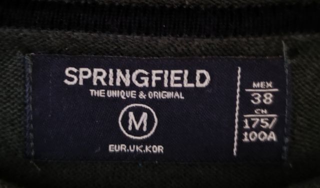 Jersey Springfield hombre