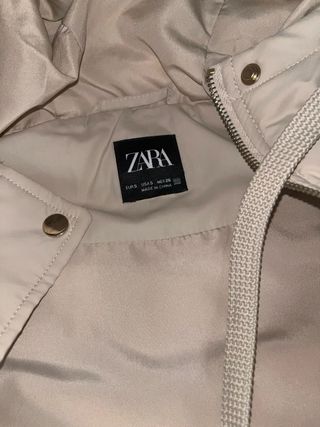 Chalecos Zara - Negro y Beige