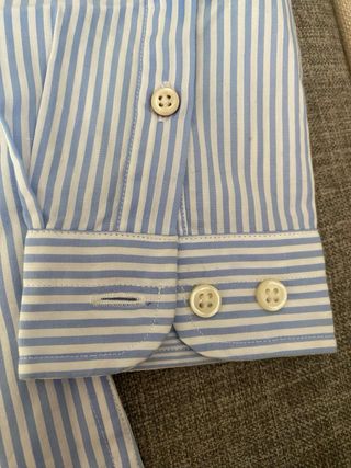 Camisa Gant a rayas azul
