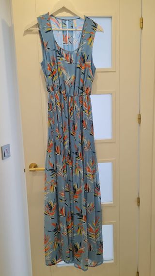 Vestido largo Pepe Jeans azul XS