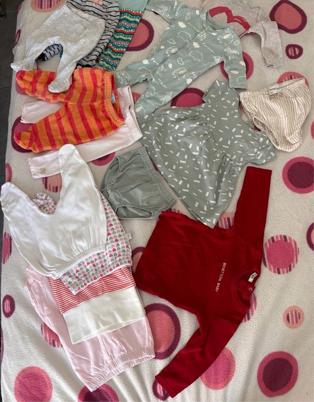 Ropa bebé 0-3 meses - 14 prendas