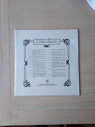 LP Monumentos Históricos Música Española