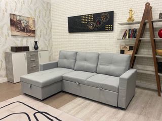 SOFA CAMA CON BAUL,GRIS Y NEGRO,349€