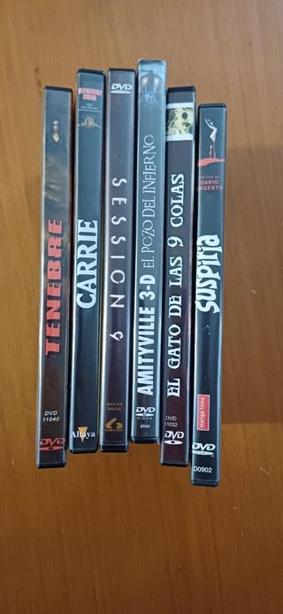 DVDS Terror: Amityville, Suspiria...