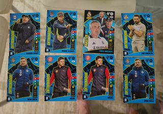 8 cartas Adrenalyn XL Entrenador