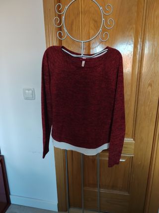 Jersey Bershka Rojo - Talla M
