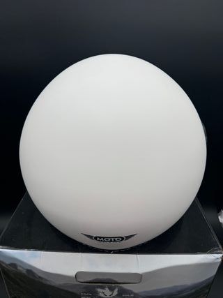 Casco Moto Jet MOTO Helmets Matt White, talla M