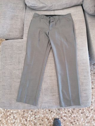Traje gris completo caballero