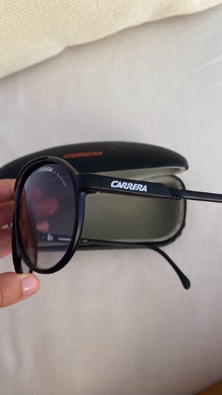 Gafas Carrera - Sol - Negras + Estuche original 
