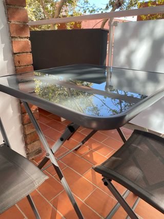 Mesa y 2 sillas terraza - Exterior